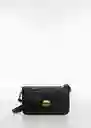 Bolso P Fabu Negro Mujer Mango