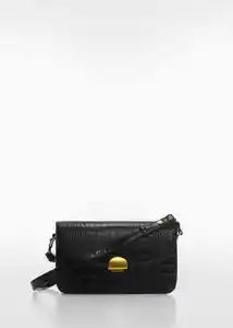 Bolso P Fabu Negro Mujer Mango