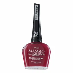 Masglo Esmalte para Uñas Gel Evolution Tono Malvada 
