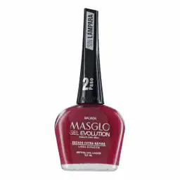 Masglo Esmalte para Uñas Gel Evolution Tono Malvada 
