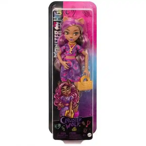 Monster High Muñeca Básica Clawdeen HKY75