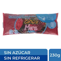 Canoa Pulpa De Mora Sin Refrigerar Sin Azúcar
