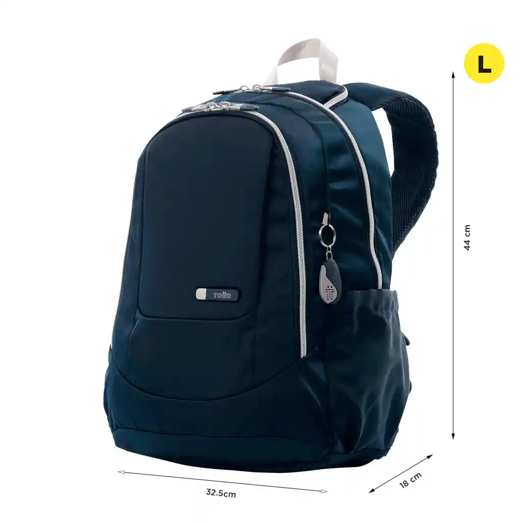 Morral Universitario Porta Pc 14" Goctal Twill 2.0 Azul