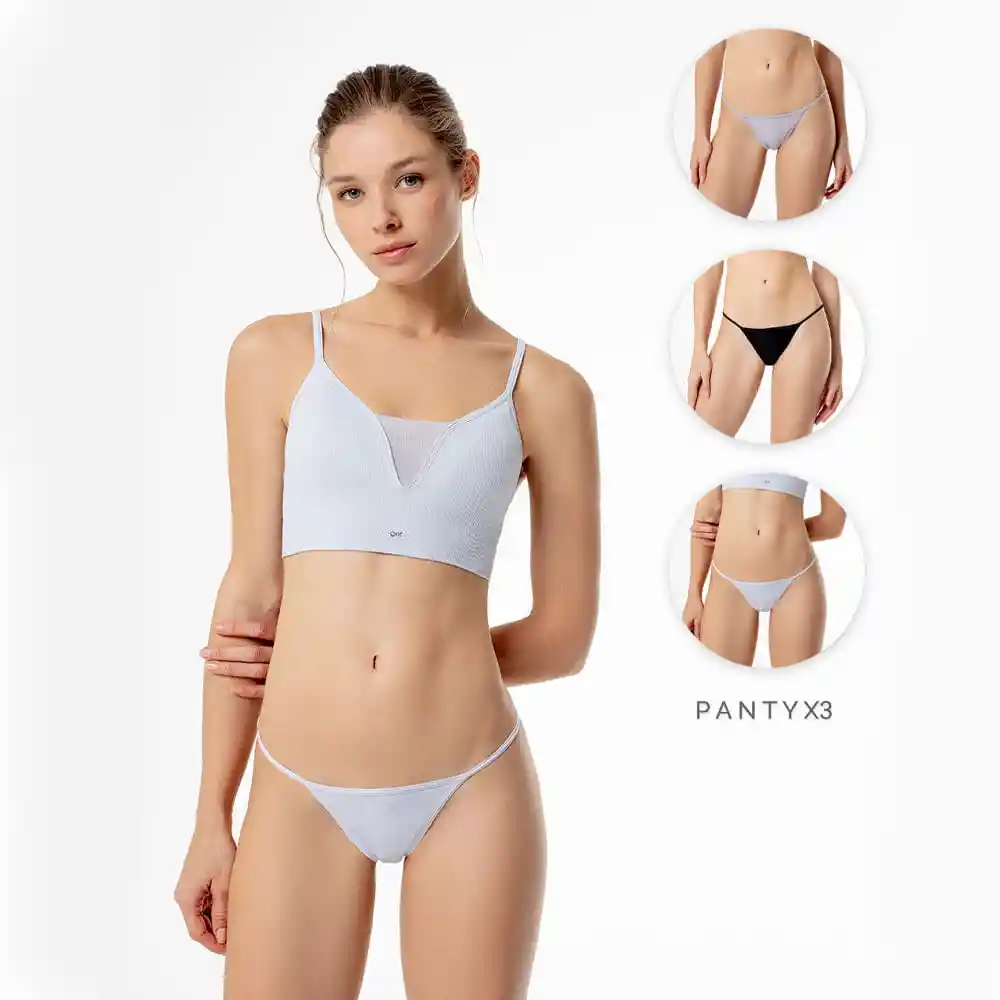 Panty X3 Tipo Brasilero Femenino Lopi X3 Gef Talla M