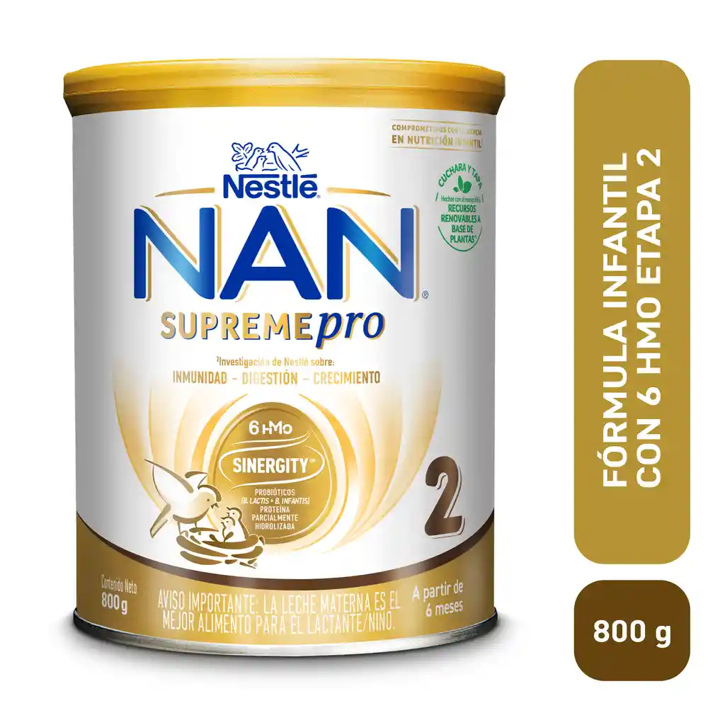 Fórmula infantil NAN SUPREMEPRO Etapa 2 x 800g