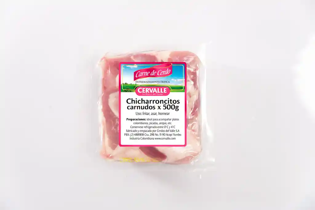Cervalle Carne de Cerdo Chicharroncitos Carnudos