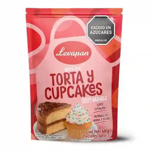 Mezcla Levapan para Torta y Cupcakes de Vainilla x 450gr