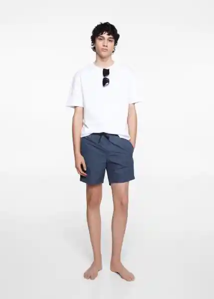 Short Bañador Fiji Azul Talla 22 Niños Mango