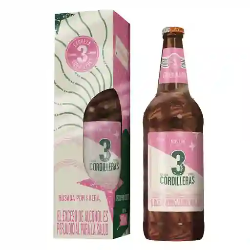 Cerveza 3 Cordilleras Rosada 750ml Edición Especial