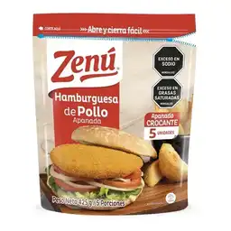 Zenú Hamburguesa de Pollo Apanado