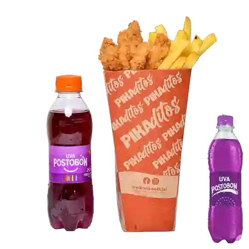 Combo Lomitos de Pechuga + Postobon Uva 400 ml