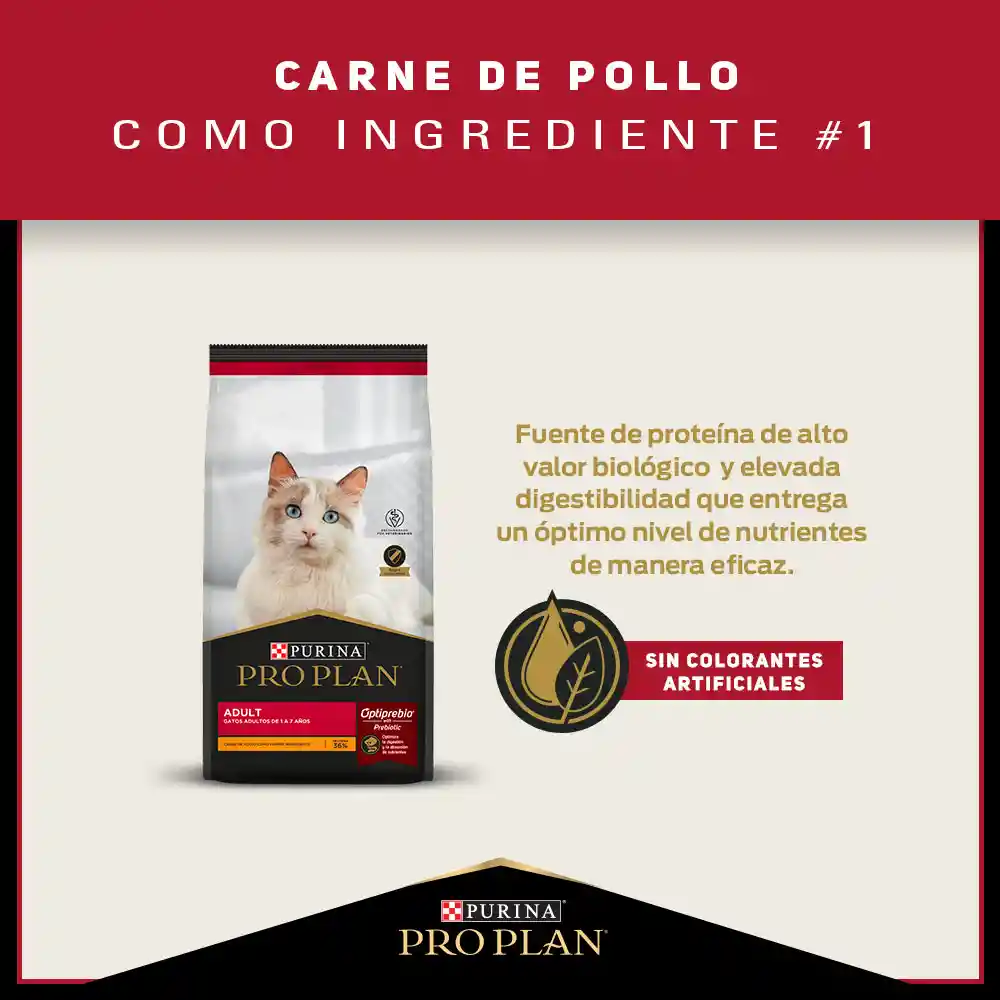 Comida para Gatos Adultos Purina Pro Plan x 7,5 kg