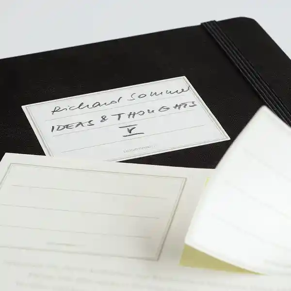 Leuchtturm1917 Cuaderno Pequeño Blanca Negro Hc