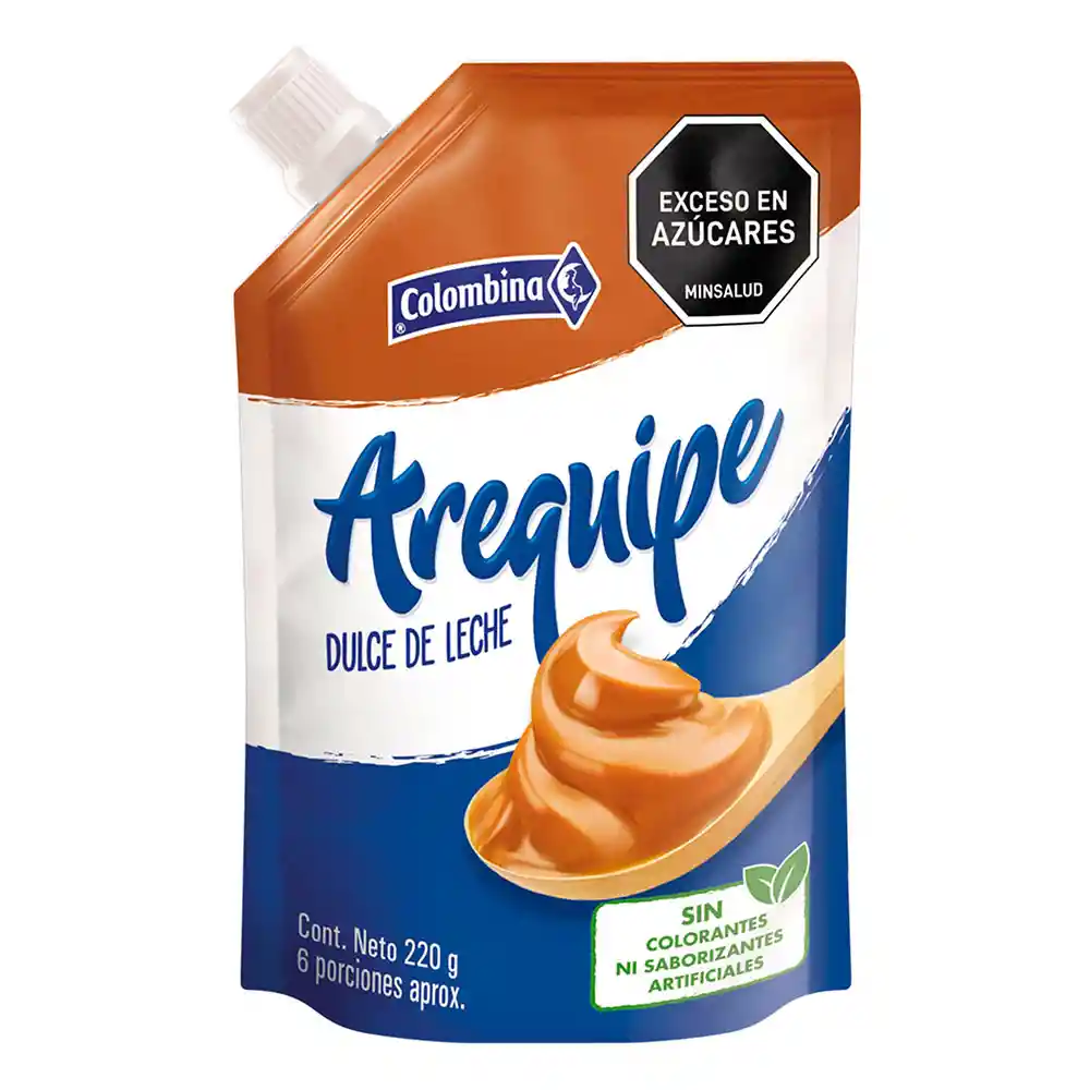 Colombina Arequipe Dulce de Leche 220 Gramos
