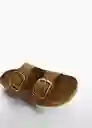 Sandalias Micky Camel Talla 39 Mujer Mango