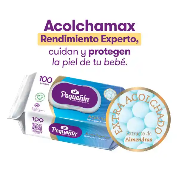 Pequeñin Pañitos Húmedos Acolchamax