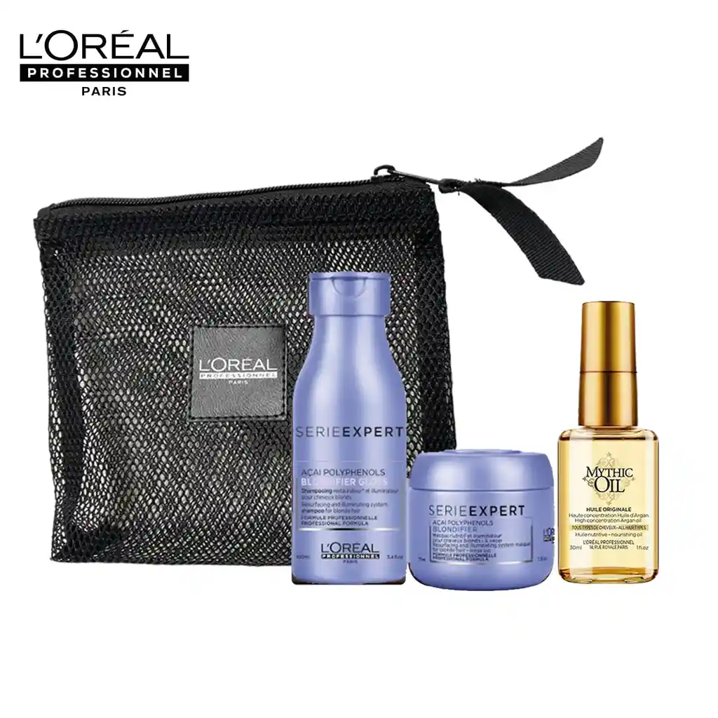 L'Oréal Kit Viajero Cuidado de Rubios Blondifier + Aceite