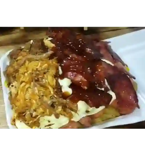 Salchipapa Mixto