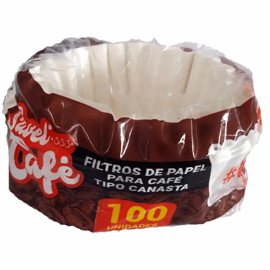 Savel Filtros de Papel para Café Tipo Canasta