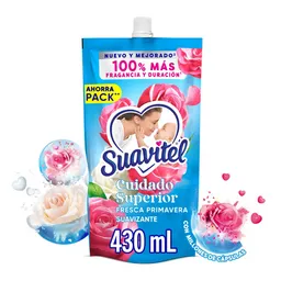 Suavizante Suavitel Cuidado Superior Fresca Primavera 430ml