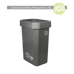 Papelera Ecobins Vaiven Gr Gris