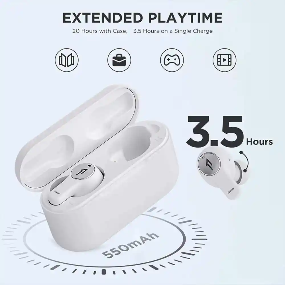 Zte Audífonos Bluetooth Inear Live Buds White