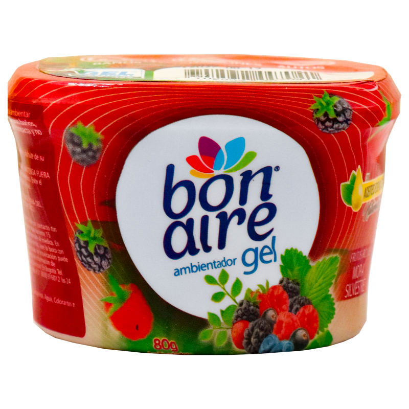 Bonaire Ambientador en Gel Aroma a Frutos Rojos Mora Silvestre 80 g