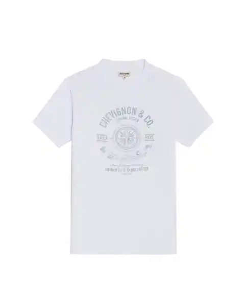 Camiseta Compass Graphic Blanco 0 Claro Talla XS Chevignon