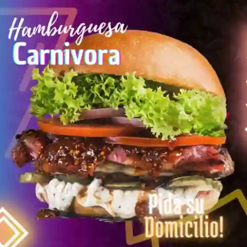 Hamburguesa Carnivora+papas Ala Francesa