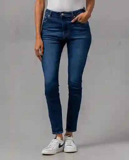 Jean Jegging Mujer Azul Colonial Ultraoscuro T 14 41013 Rifle