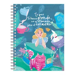 Cuaderno Mixto 160 Hojas Argollado Tinta Negra