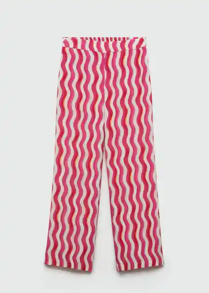 Pantalón Ibiza Fucsia Talla 24 Mujer Mango