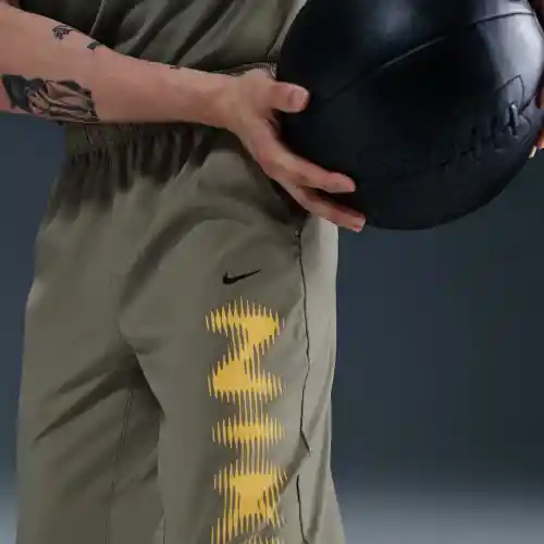 Nike Pantalón Form Alto Swoosh de Hombre Verde Talla L