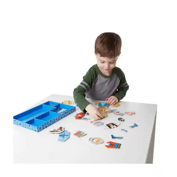 Melissa & Doug Juego de Disfraces Magnético Joey