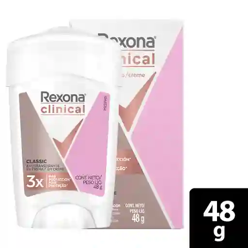 Desodorante Rexona en Crema Mujer Solid Classic 48g      