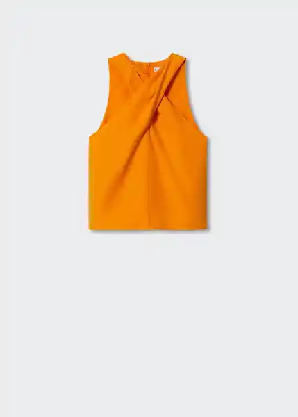 Top Trufa-W Naranja Talla M Mujer Mango