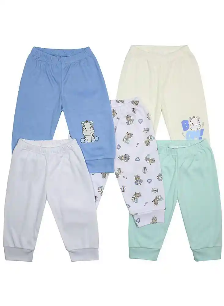 Pantalon X 5 Interior Bebe 12/18mese - Hortensia