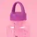 Vaso Plástico Con Asa de Serie Snoopy Rosa 1000 mL Miniso