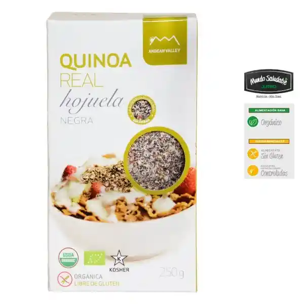 Quinoa Real Hojuela Andean Valley Negra