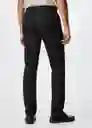 Pantalón Dublino Negro Talla 46 Hombre Mango