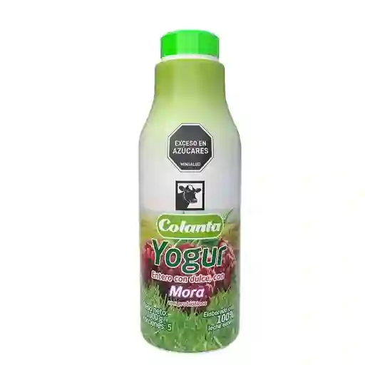 Colanta Yogur Entero Sabor a Mora