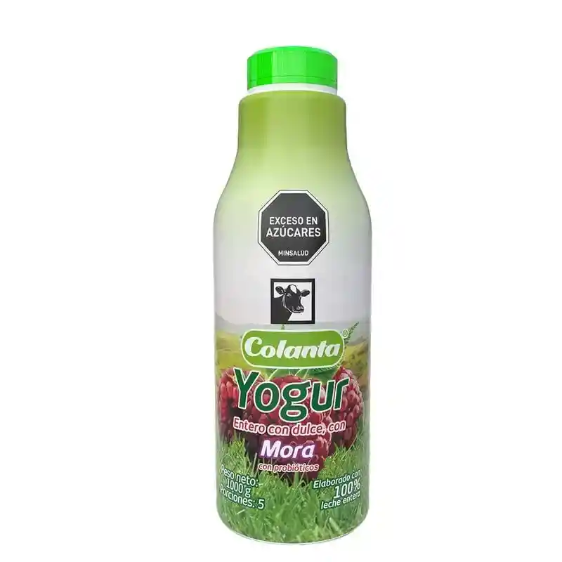 Colanta Yogur Entero Sabor a Mora