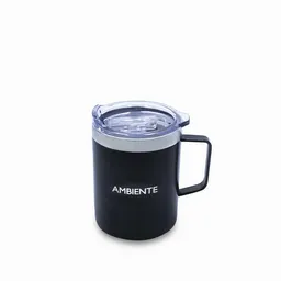 Mug Doble Pared en Acero Slate Ambiente Gourmet