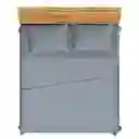 Juego de Cama Finlandek Basic Esencial Doble (140 X 190 Cm) N/a Poliéster Skyte Azul