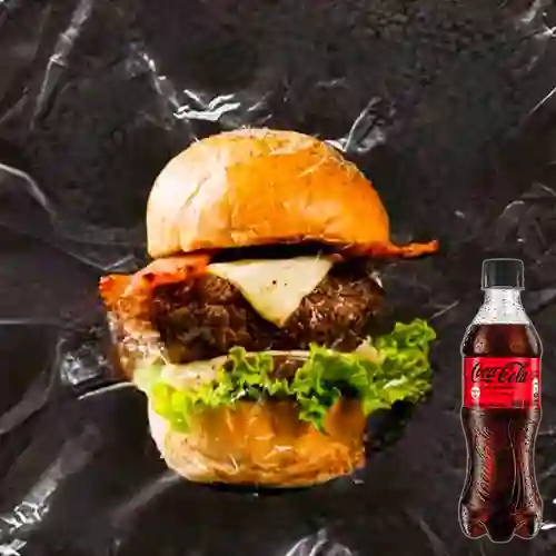 Combo Cherokees Burger + Coca-Cola Sin Azúcar 400 ml