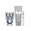 Paco Rabanne Set Perfume Hombre Invictus + After Shower + Mini