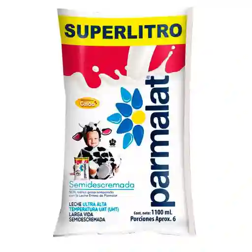 Leche Semidescremada Bolsa Parmalat