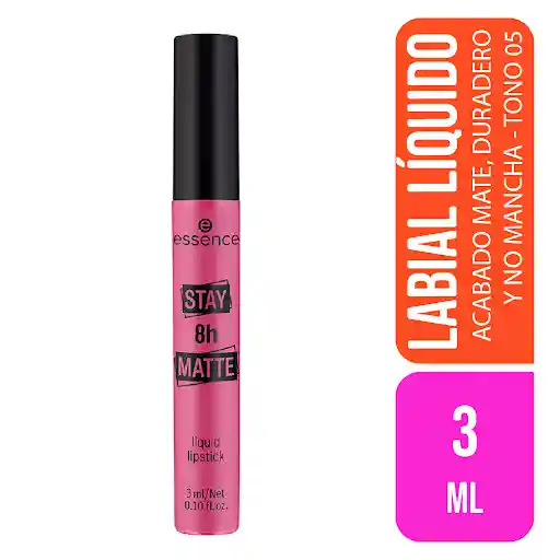 Essence Labial Stay 8 Horas Matte Tono 06