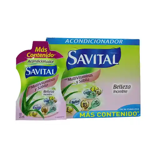 Savital Acondicionador con Multivitaminas y Sábila