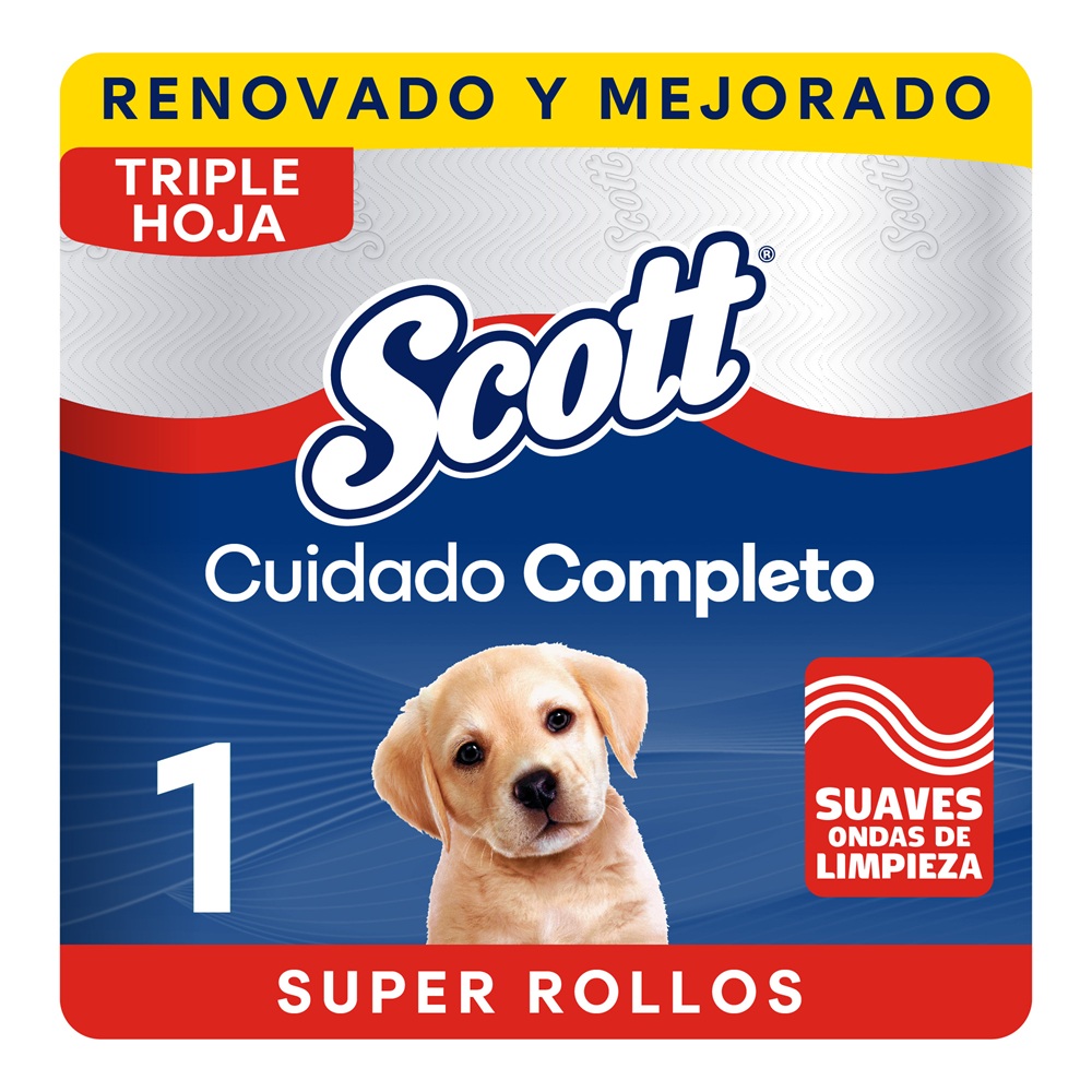 Papel Scott Cuidado Completo, 1 Rollo